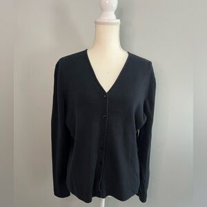 Lou Lou Women’s Black Cardigan Size Medium